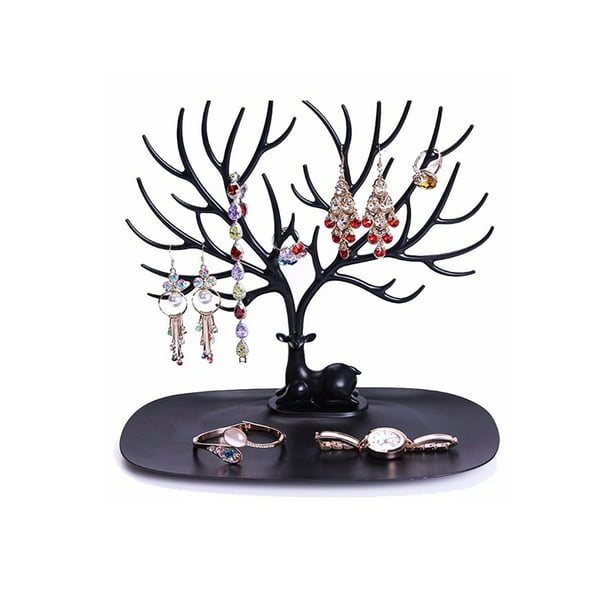 Jewelry Tree Stand Display Organizer Necklace Bracelet Earrings Holder Show Rack